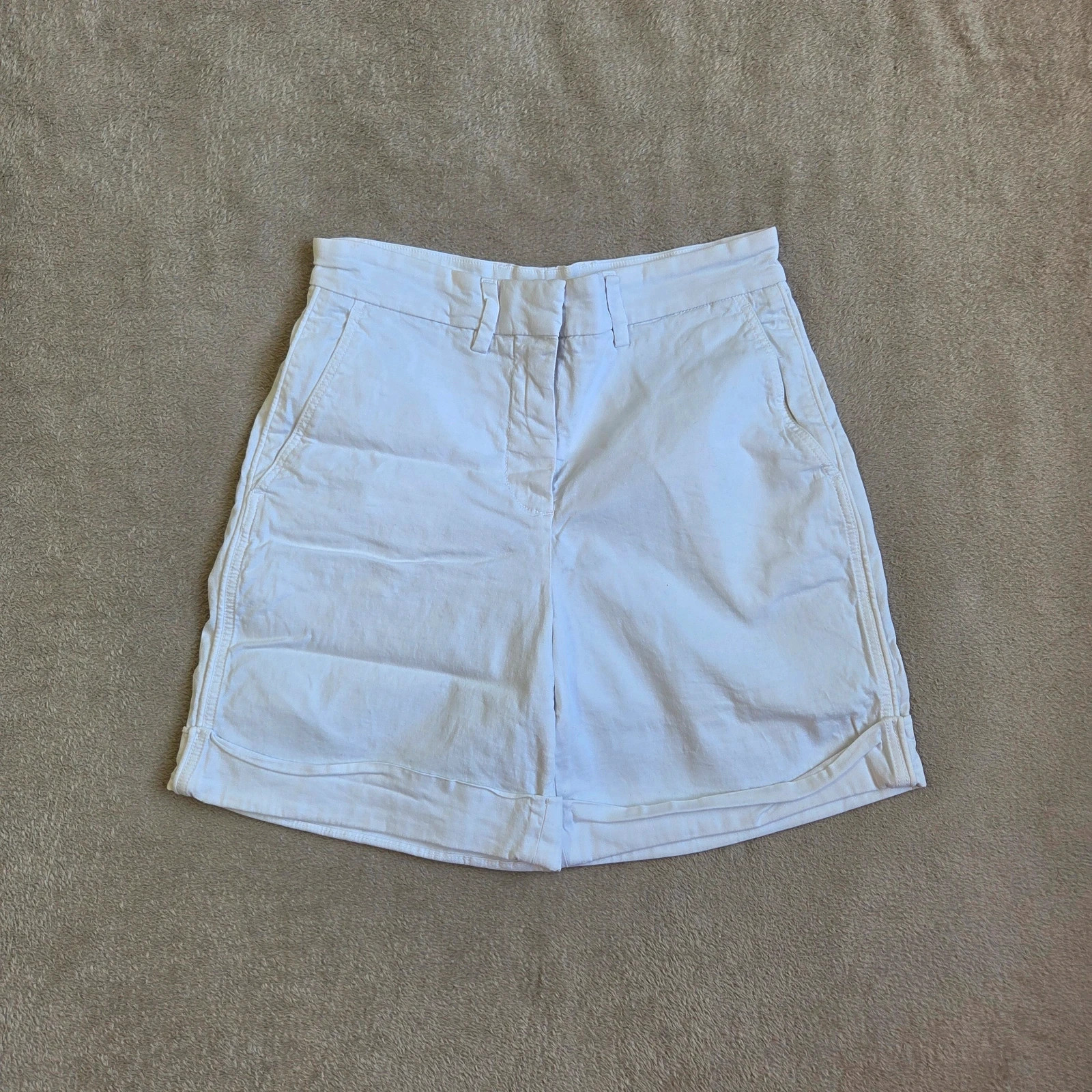 Short blanc taille haute Calvin klein taille XS