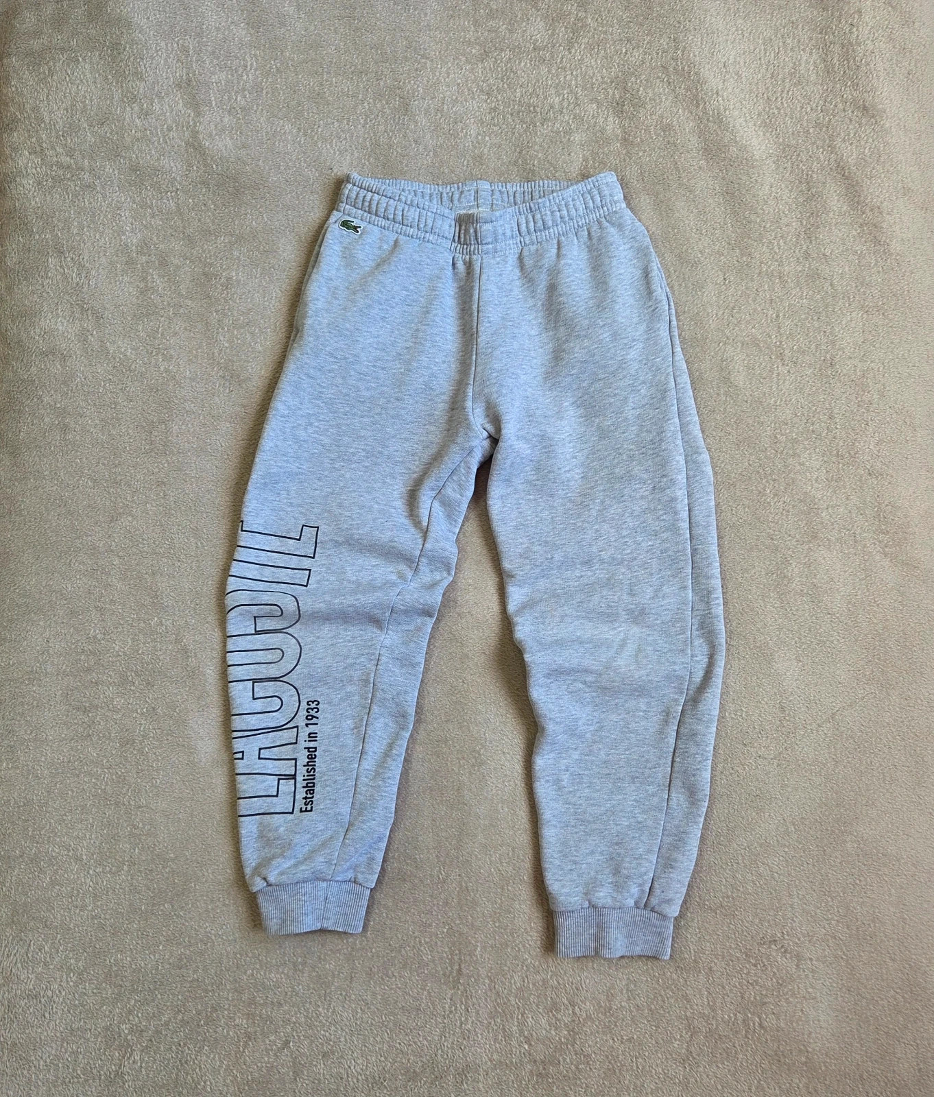 Ensemble survêtement jogging Lacoste gris enfant taille 10 ans – Lacoste – taille 10 ans / 140 cm 3
