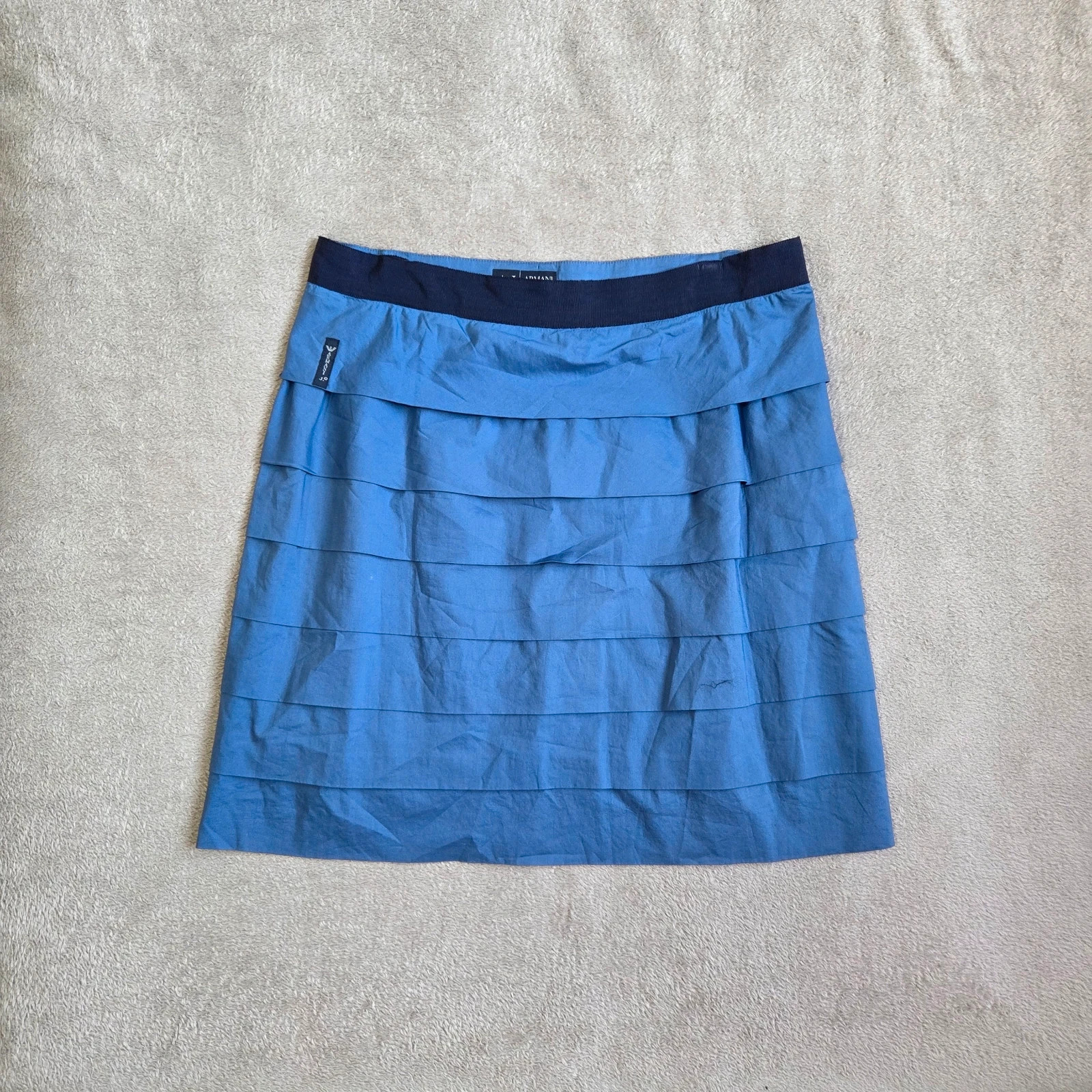 Jupe armani bleu taille 40 L vintage