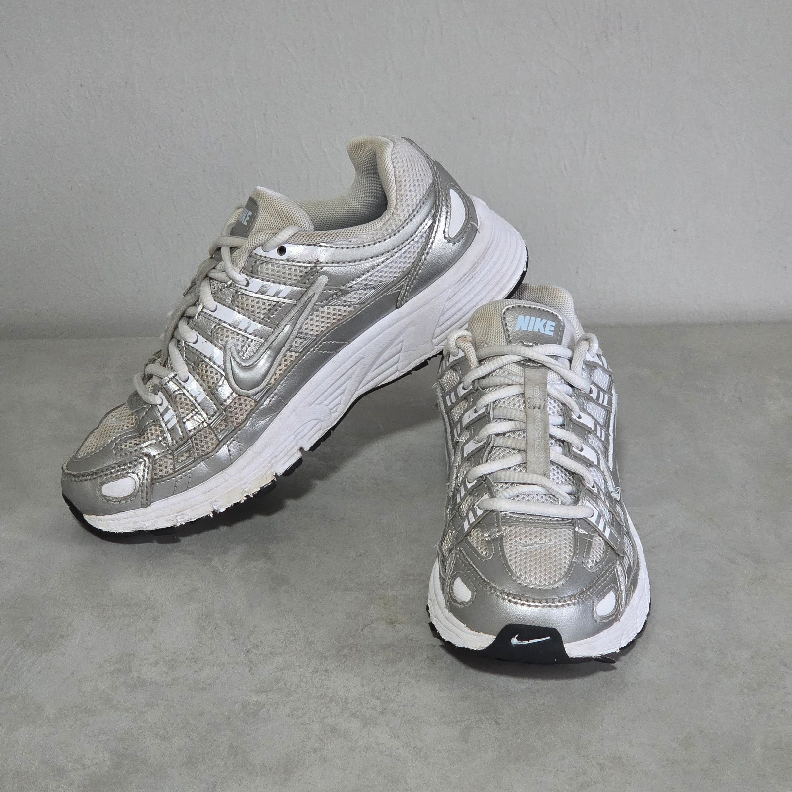 Sneakers basket trainers nike P6000 taille 35 blanc gris – Nike – taille 35 3