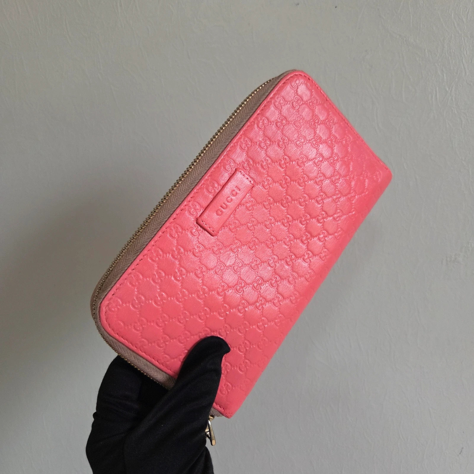Porte monnaie porte feuille wallet porte carte gucci rose fuchia – Gucci 3