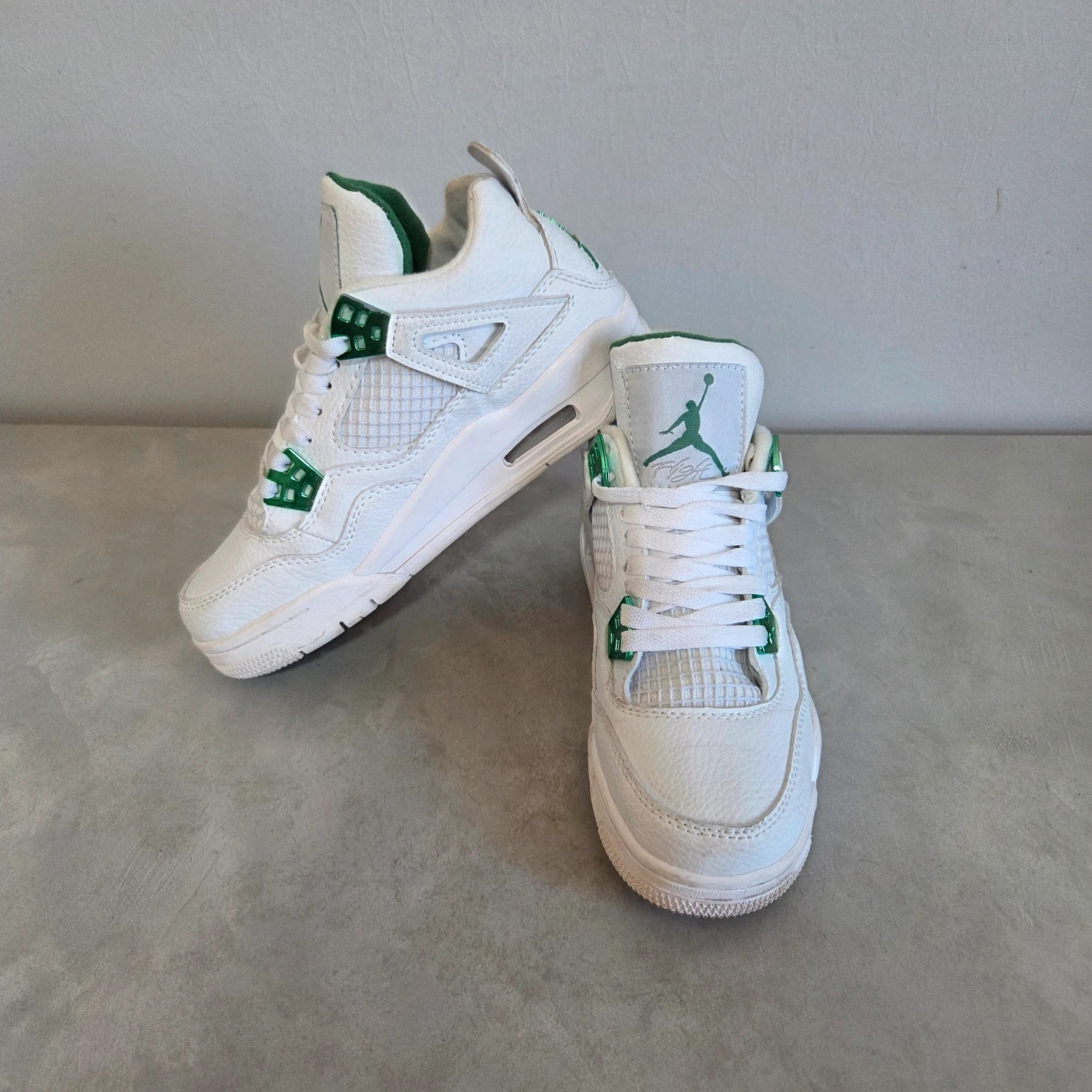 Sneakers basket air Jordan 4 retro metalic taille 36 green vert – Jordan – taille 36 3