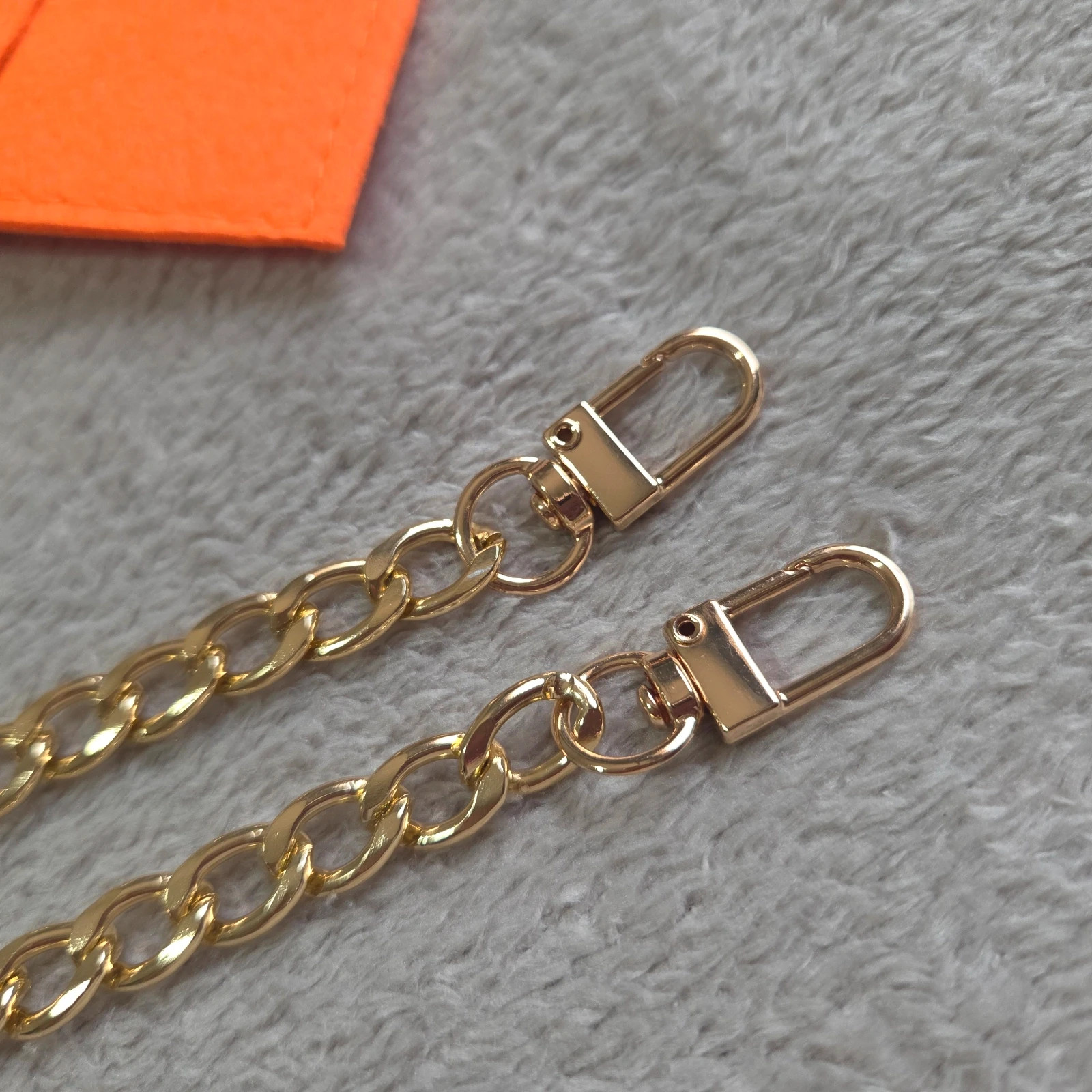 Accessoires insert porte feuille avec chaîne couleur dorée or 5