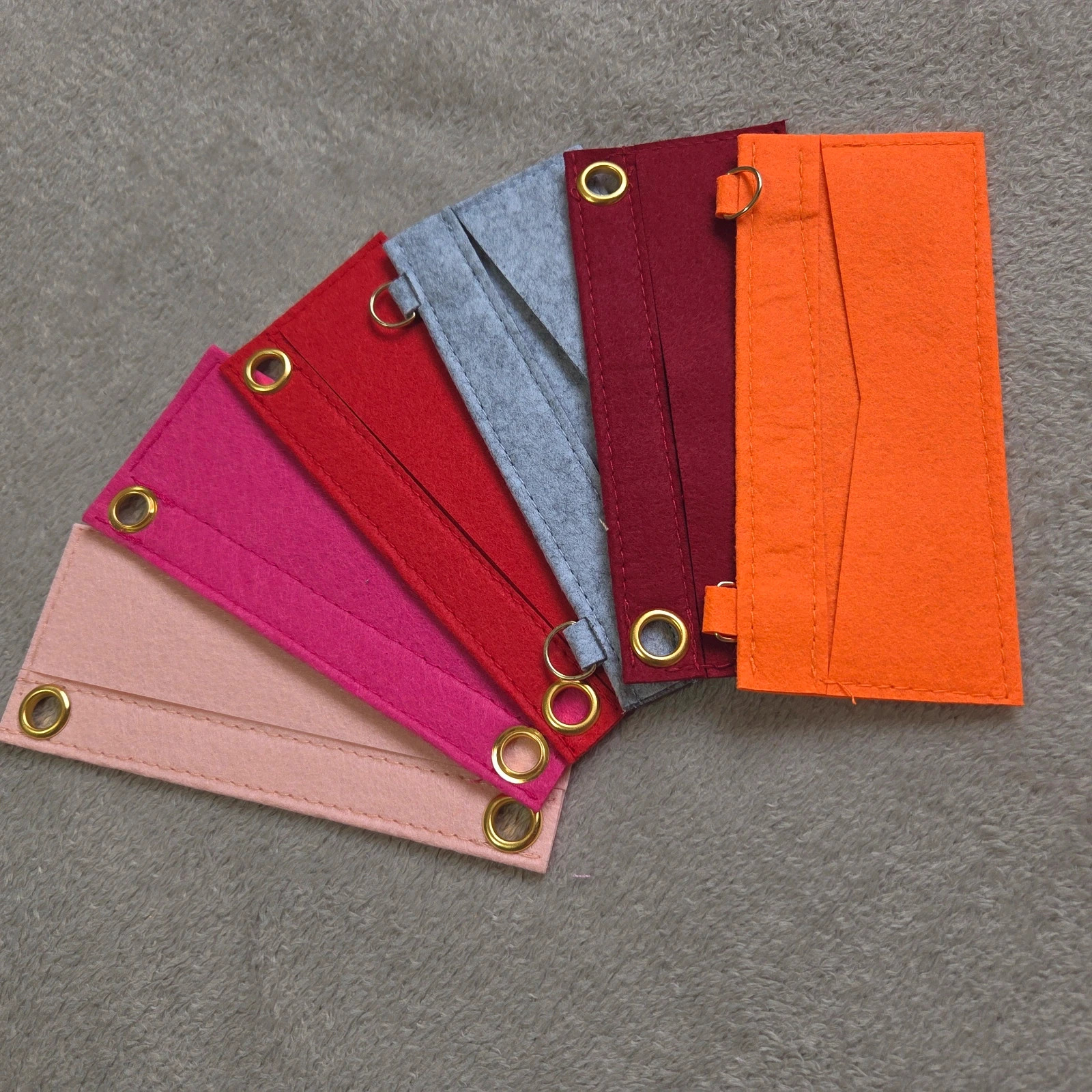 Accessoires insert porte feuille avec chaîne couleur dorée or 2