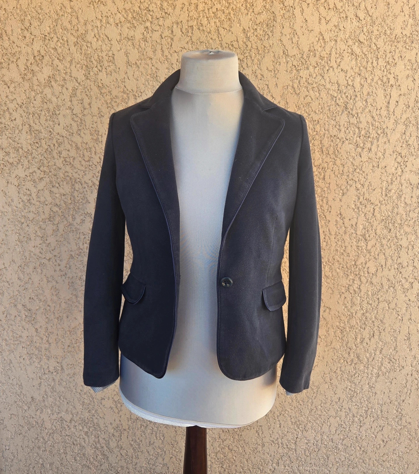 Veste blazer tailleur tommy Hilfiger taille S bleu marine cintré – Tommy Hilfiger – taille S / 36 / 8 4