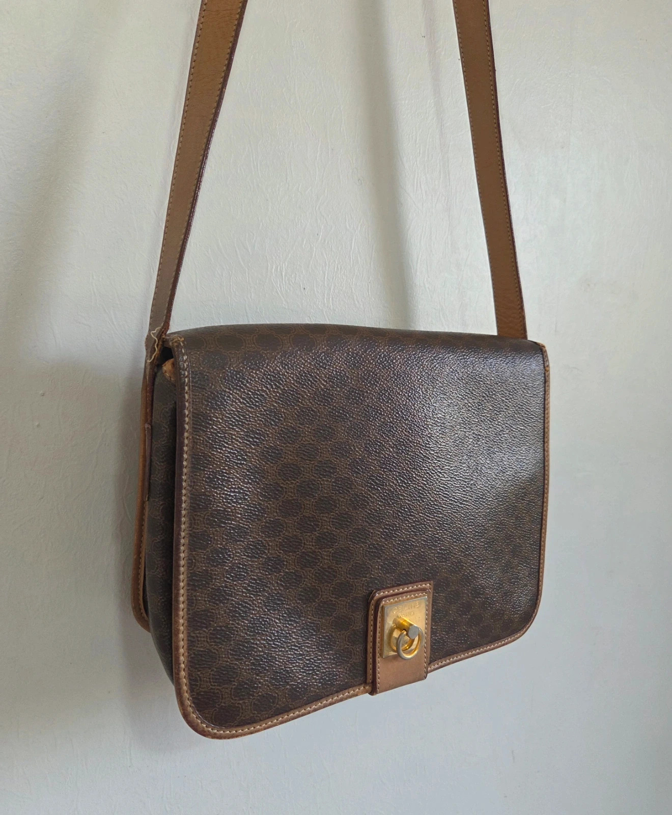 Sac a main bandoulière Céline vintage macadam – CELINE 4