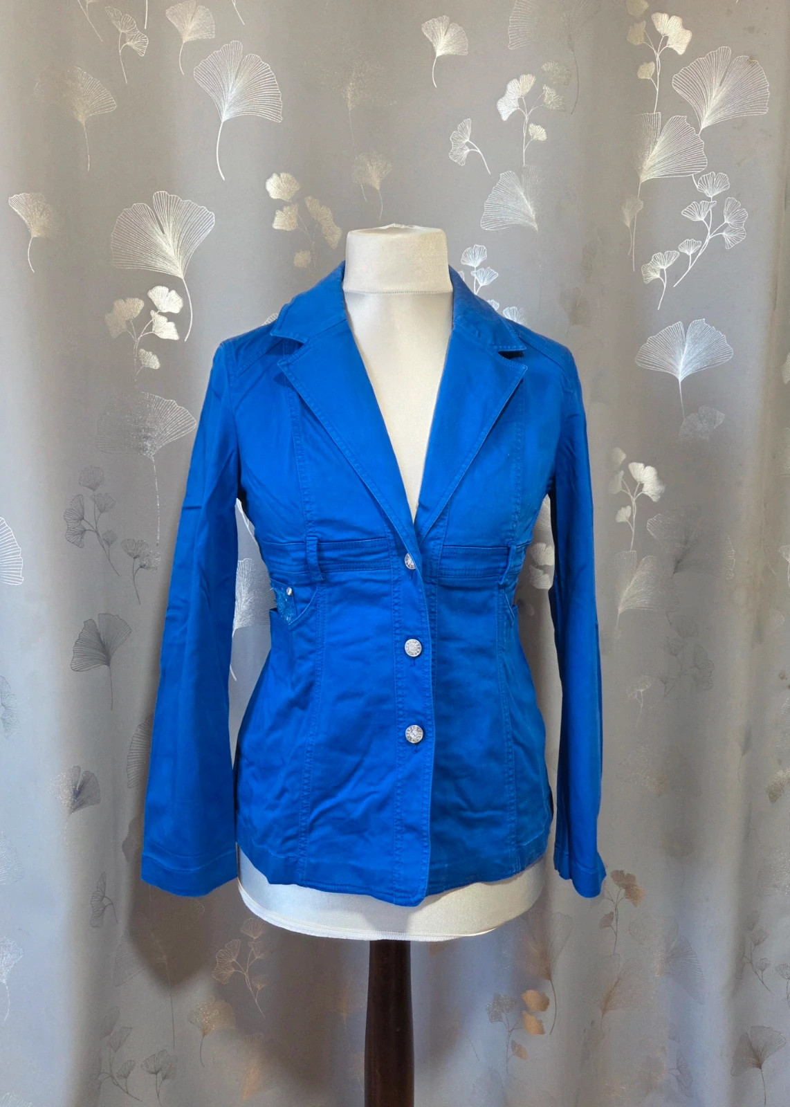 Veste blazer cintré bleu kenzo vintage