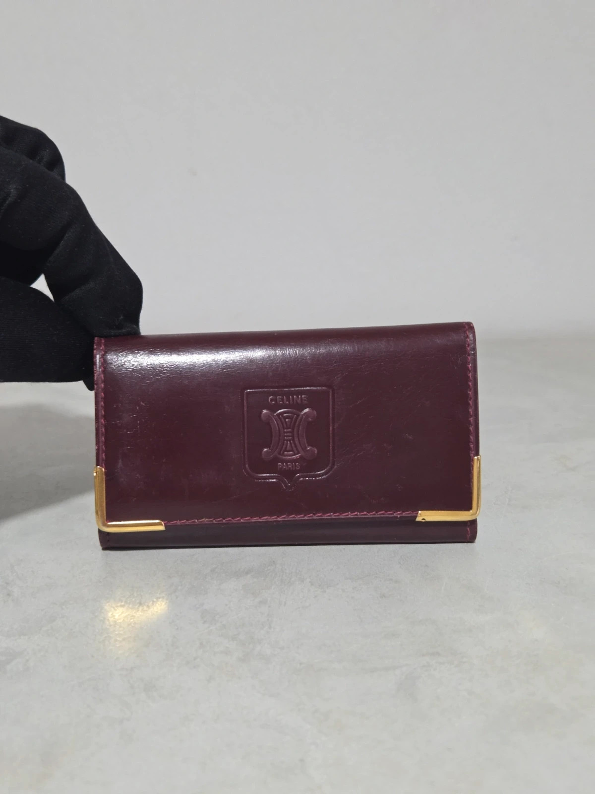Porte clé porte carte Céline vintage