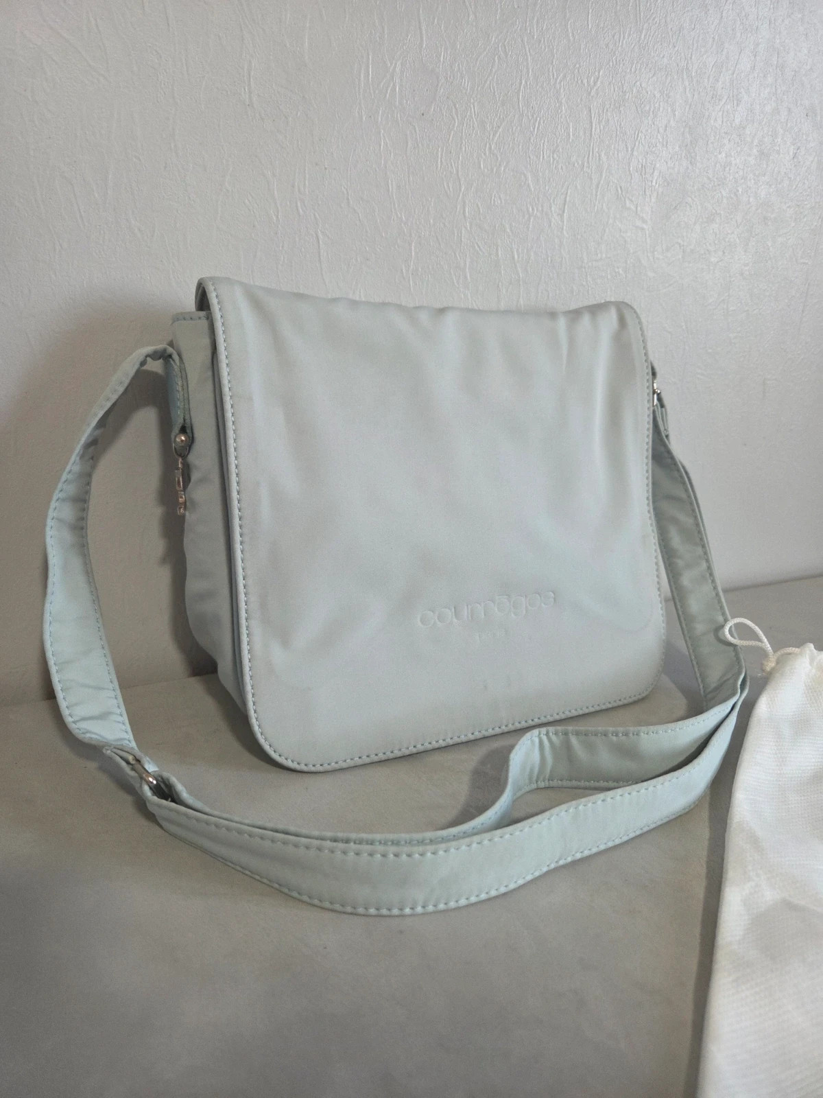 Sac a main bandoulière courrèges vintage bleu clair turquoise – Courrèges 2