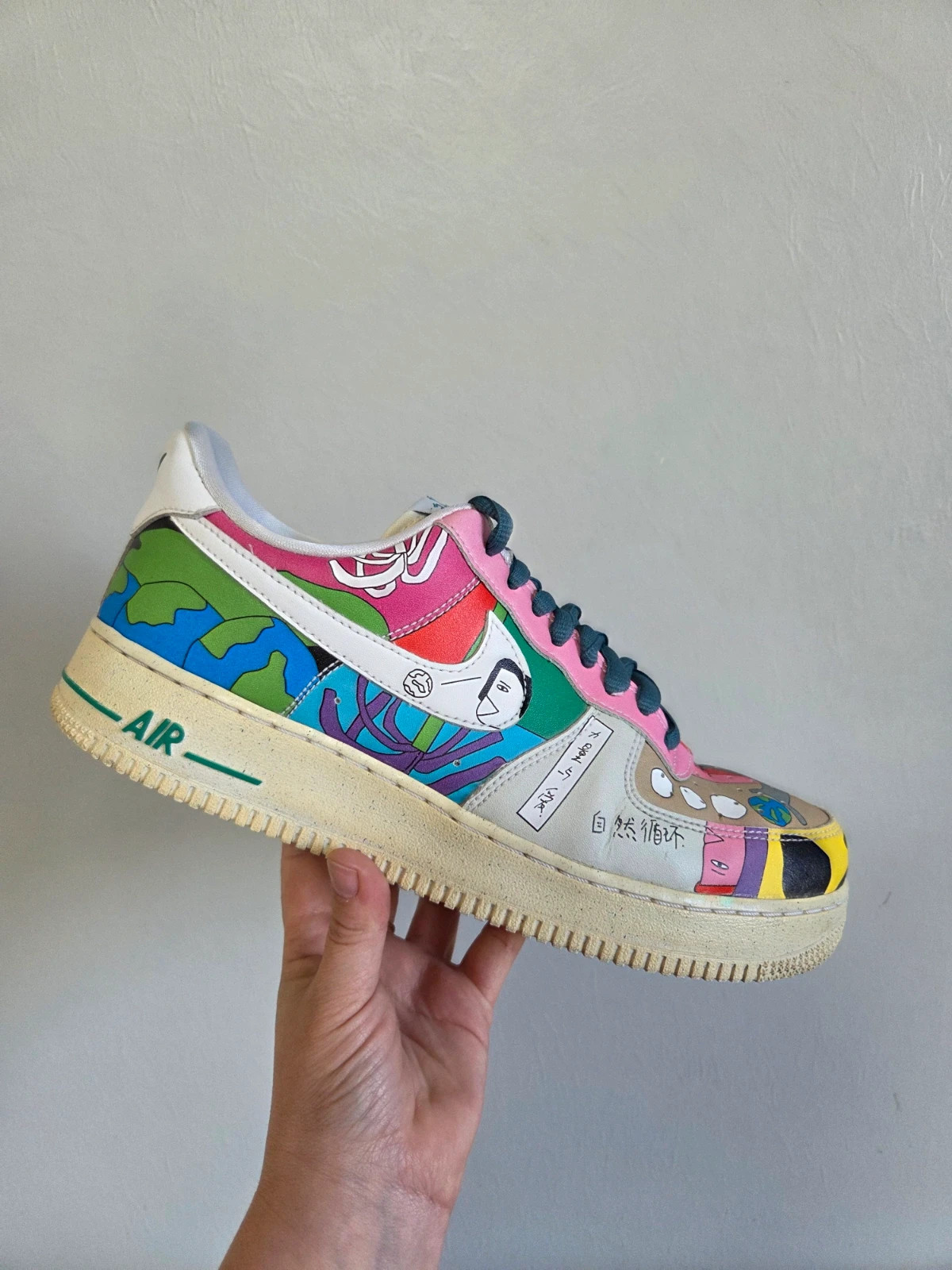 Sneakers basket trainers nike air force flyleather ruohan Wang taille 42 – Nike – taille 42 3