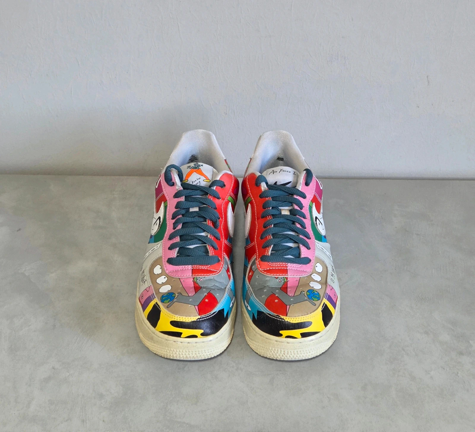 Sneakers basket trainers nike air force flyleather ruohan Wang taille 42 – Nike – taille 42 4