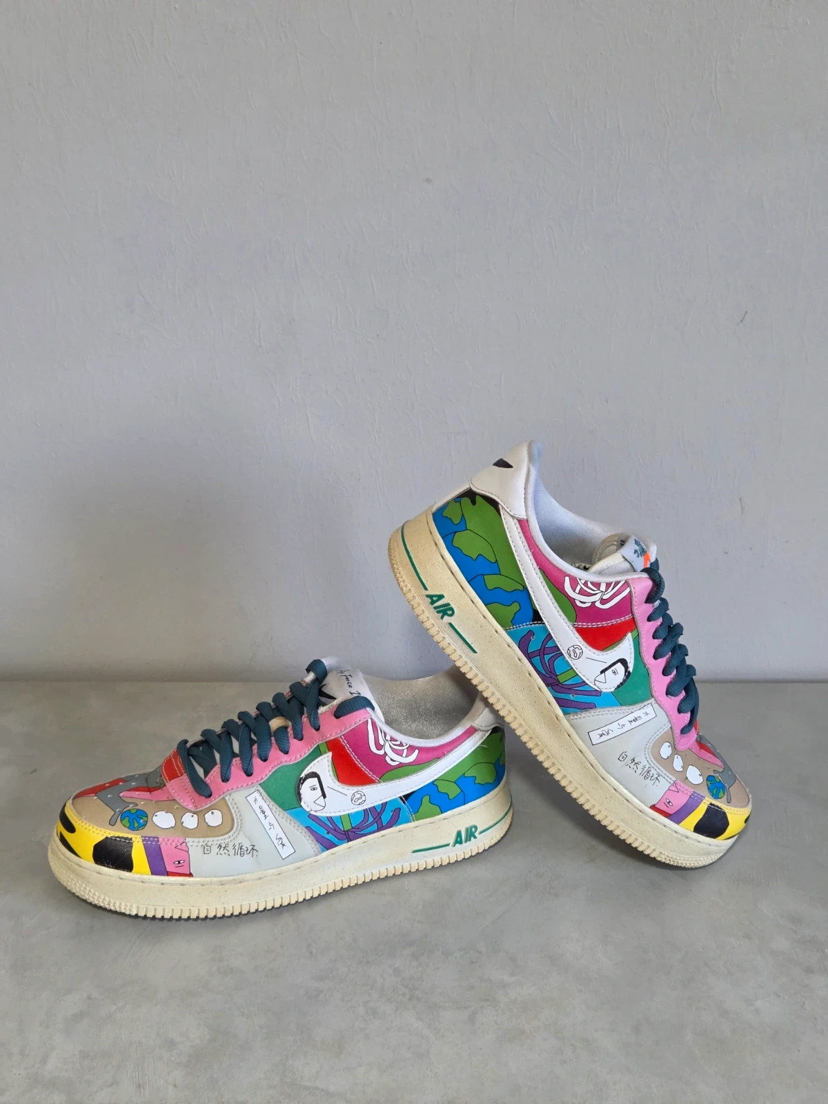 Sneakers basket trainers nike air force flyleather ruohan Wang taille 42 – Nike – taille 42 5