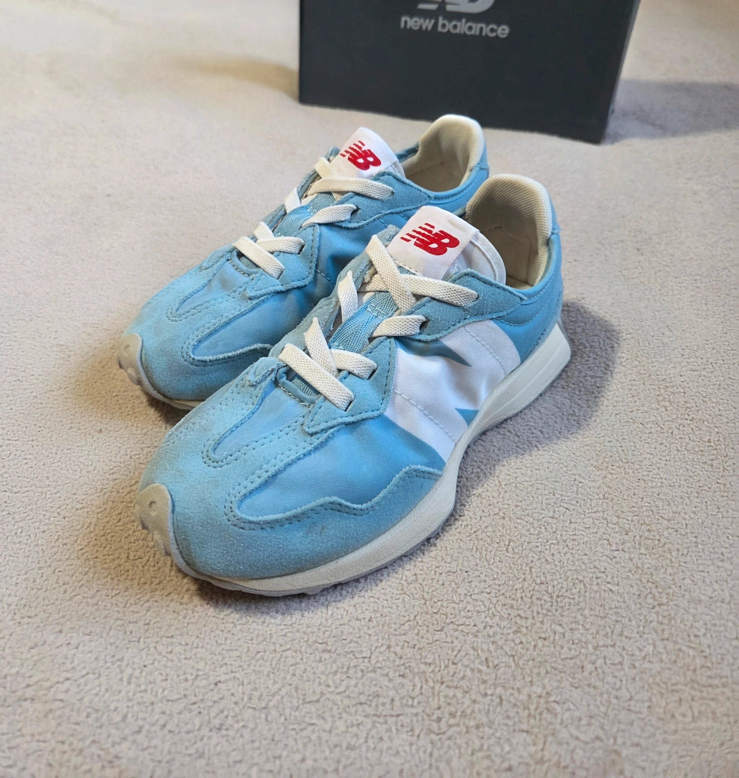 Sneakers basket lacets élastique new balance 327 taille 32,5 – New Balance – taille 32 5