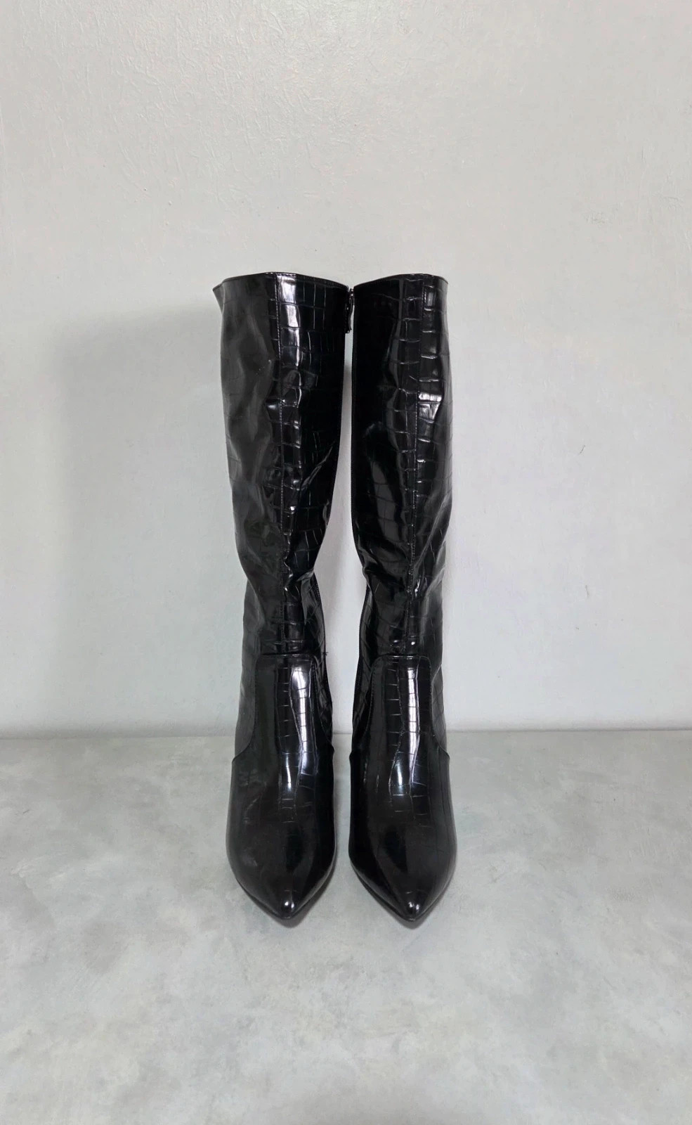 Botte haute vernir motif serpent taille 36 – CHIC – taille 36 4