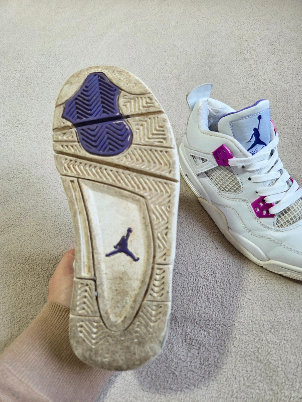 Sneakers basket air Jordan 4 retro mettalic taille 37,5 – Jordan – taille 37.5 5