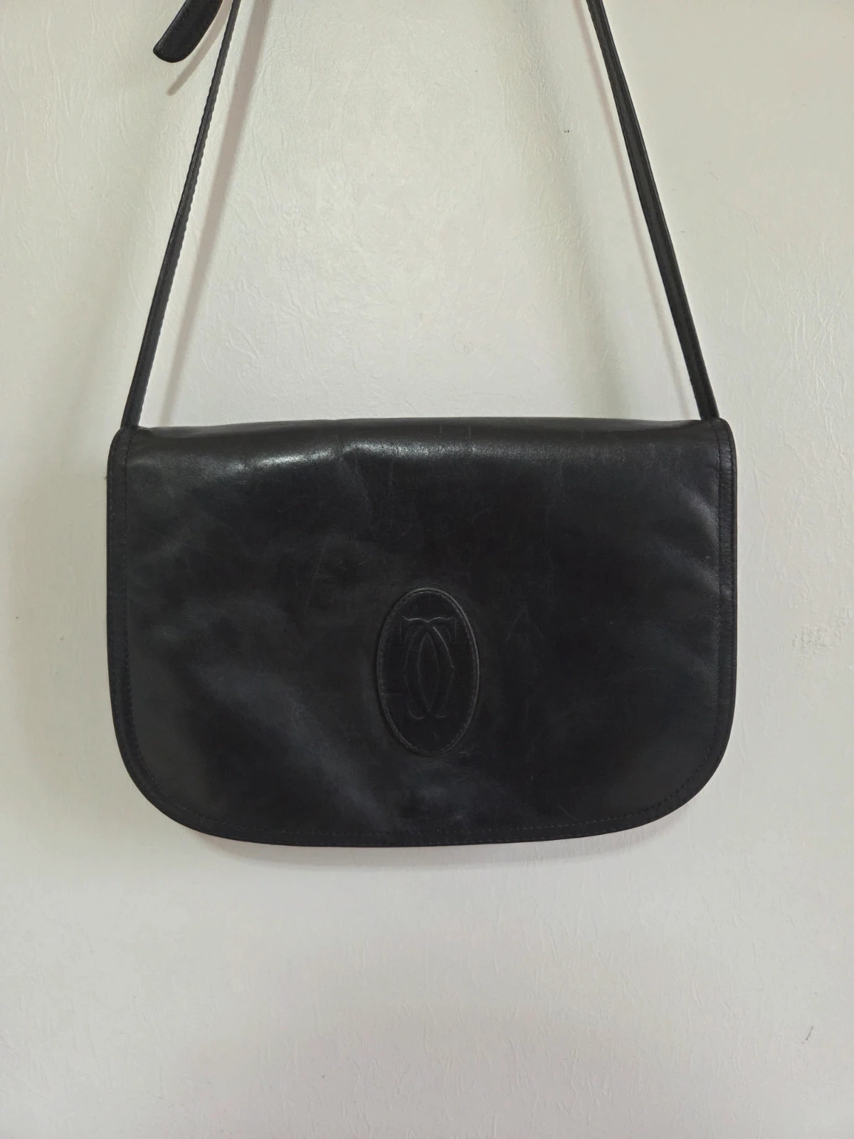 Sac a main bandoulière cartier vintage année 70 année 80