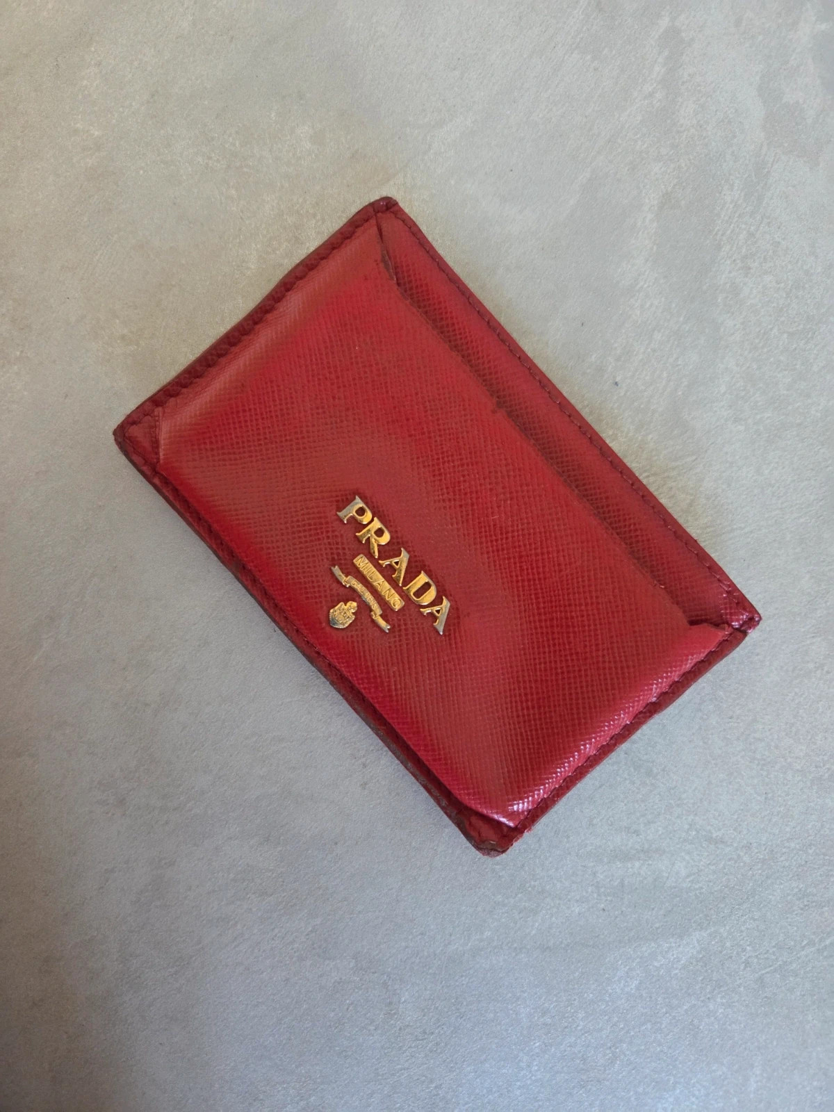 Porte carte prada cuir rouge – Prada 2