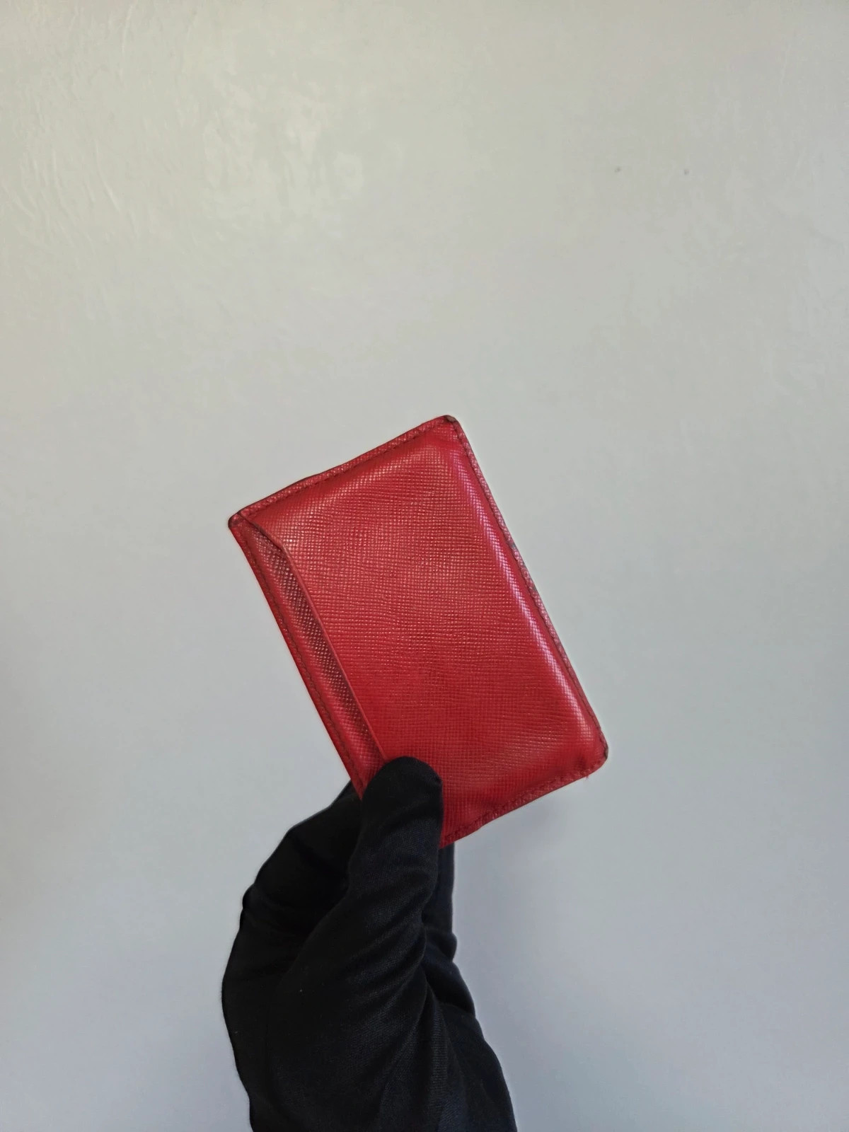 Porte carte prada cuir rouge – Prada 3