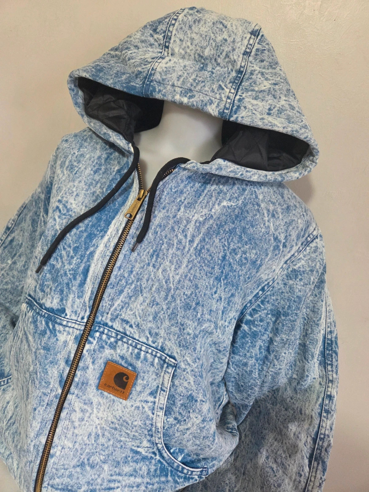 Veste zippé jeans blouson carhartt USA taille XL – Carhartt – taille XL 3