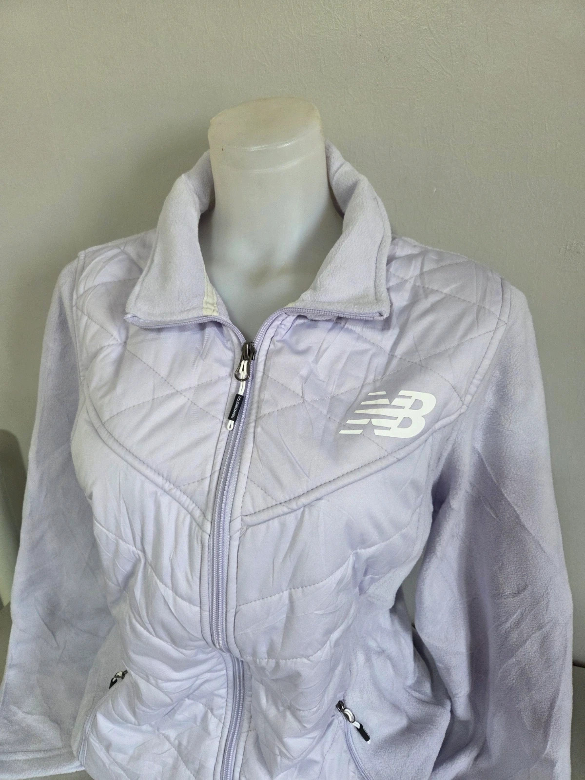 Veste zippé polaire new balance lila taille L – New Balance – taille L / 40 / 12 3