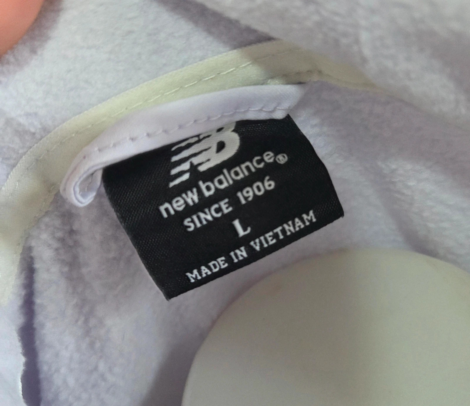 Veste zippé polaire new balance lila taille L – New Balance – taille L / 40 / 12 5