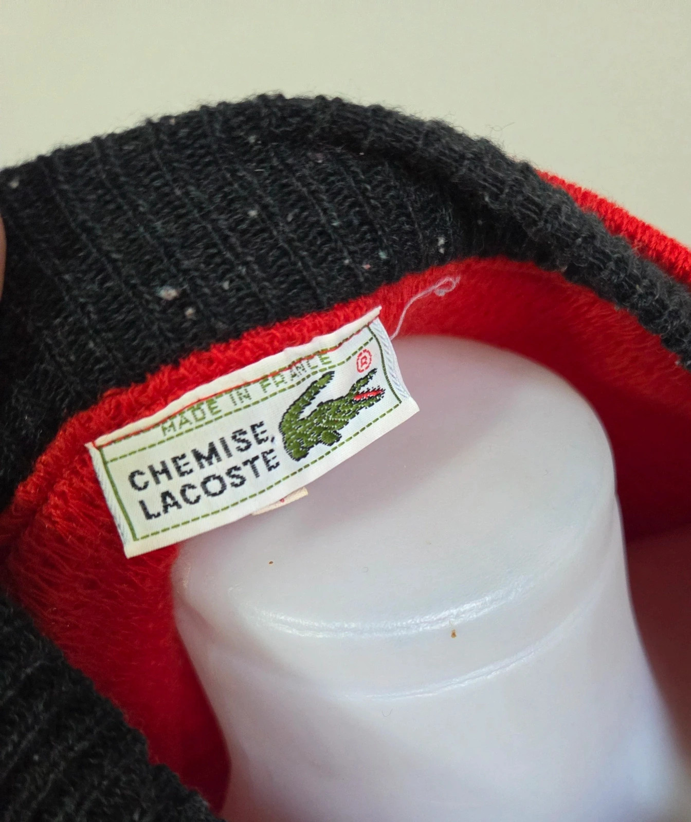 Pull sweat woody Lacoste vintage taille L laine – Lacoste – taille L 5