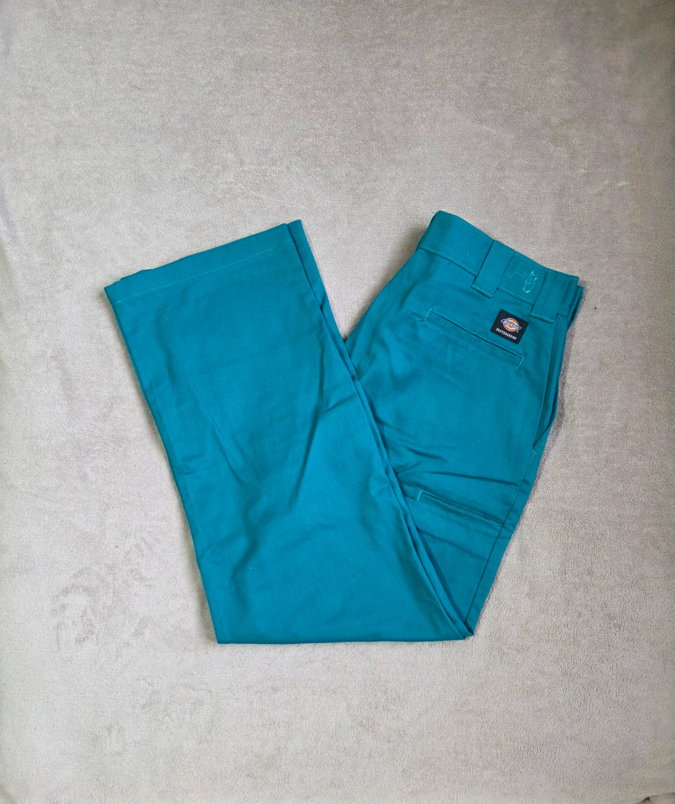 Pantalon oversize dickies bleu turquoise taille XL