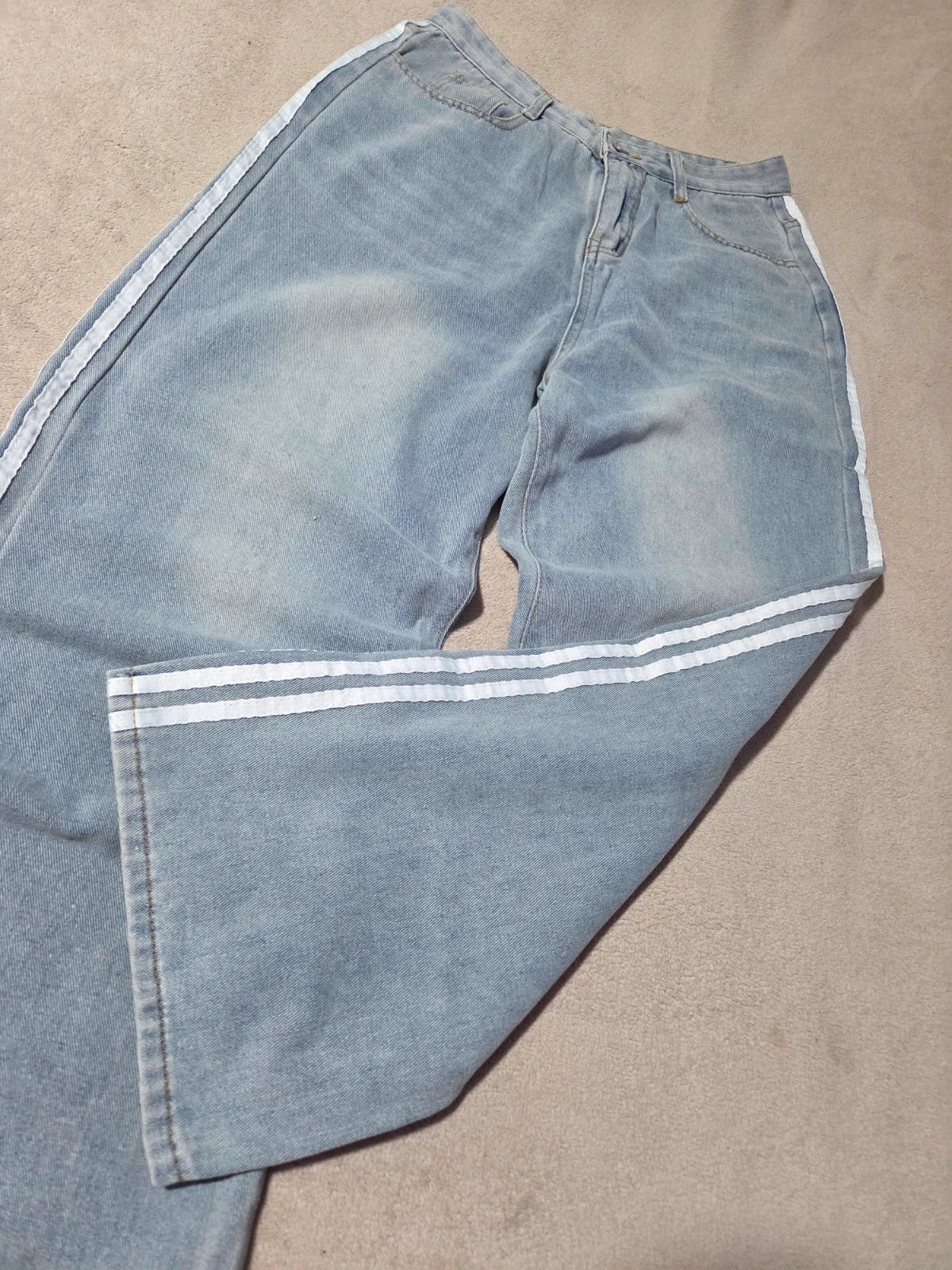 Pantalon jeans large taille M 38 – Vintage Dressing – taille M / 38 / 10 3