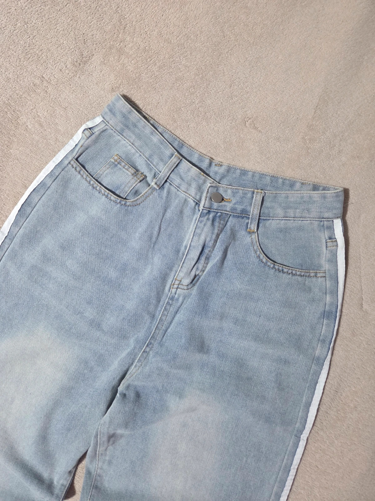 Pantalon jeans large taille M 38 – Vintage Dressing – taille M / 38 / 10 4