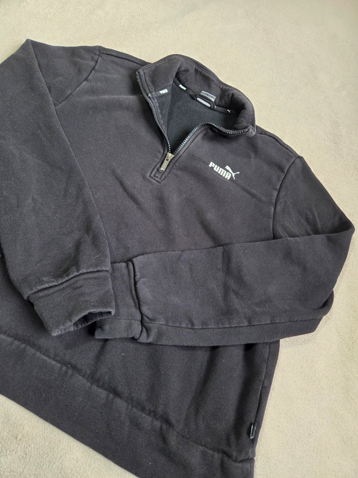 Pull sweat col camionneur zippé puma taille XL – Puma – taille XL / 42 / 14 2