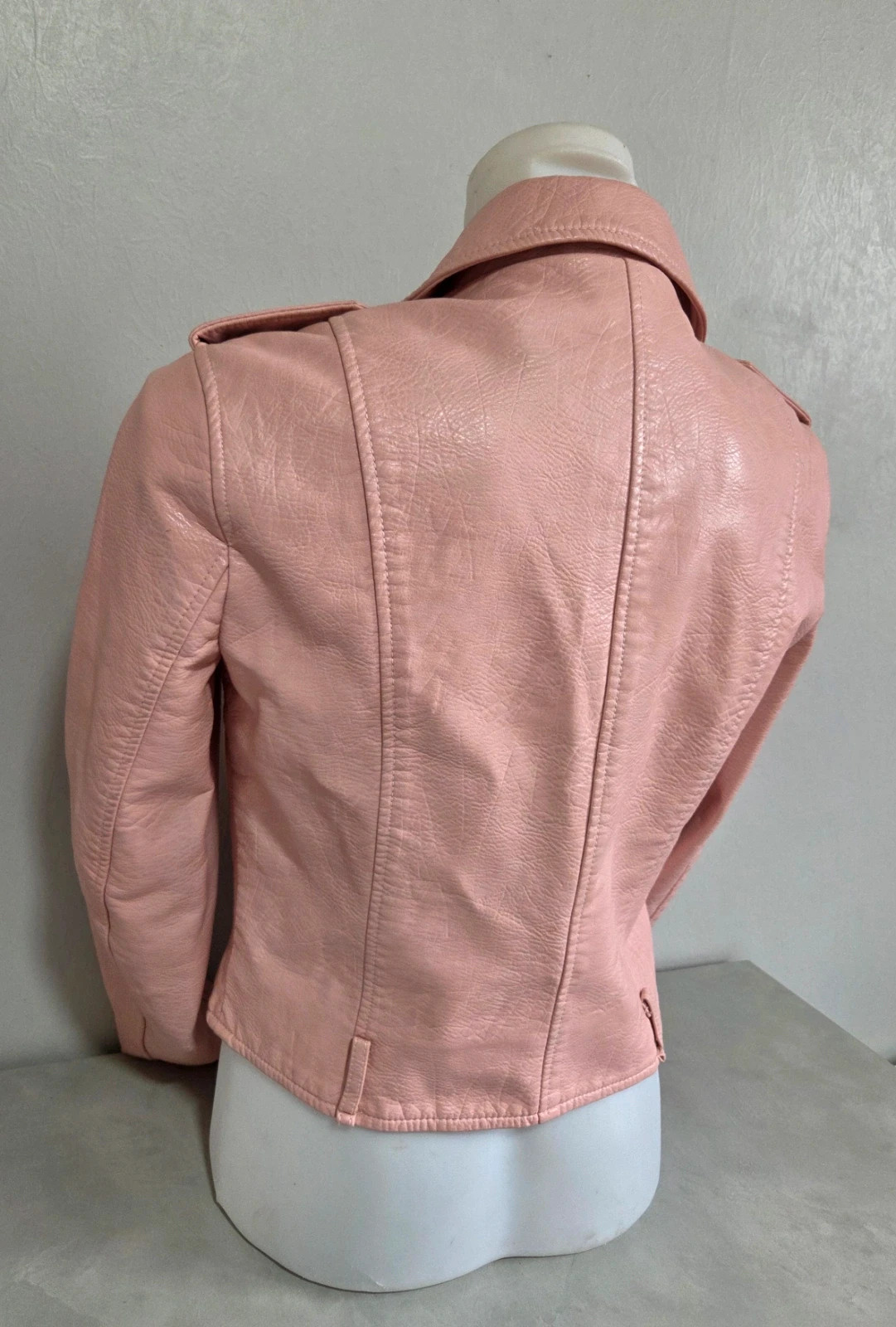 Veste zara style cuir rose pâle taille M – Zara – taille M / 38 / 10 4