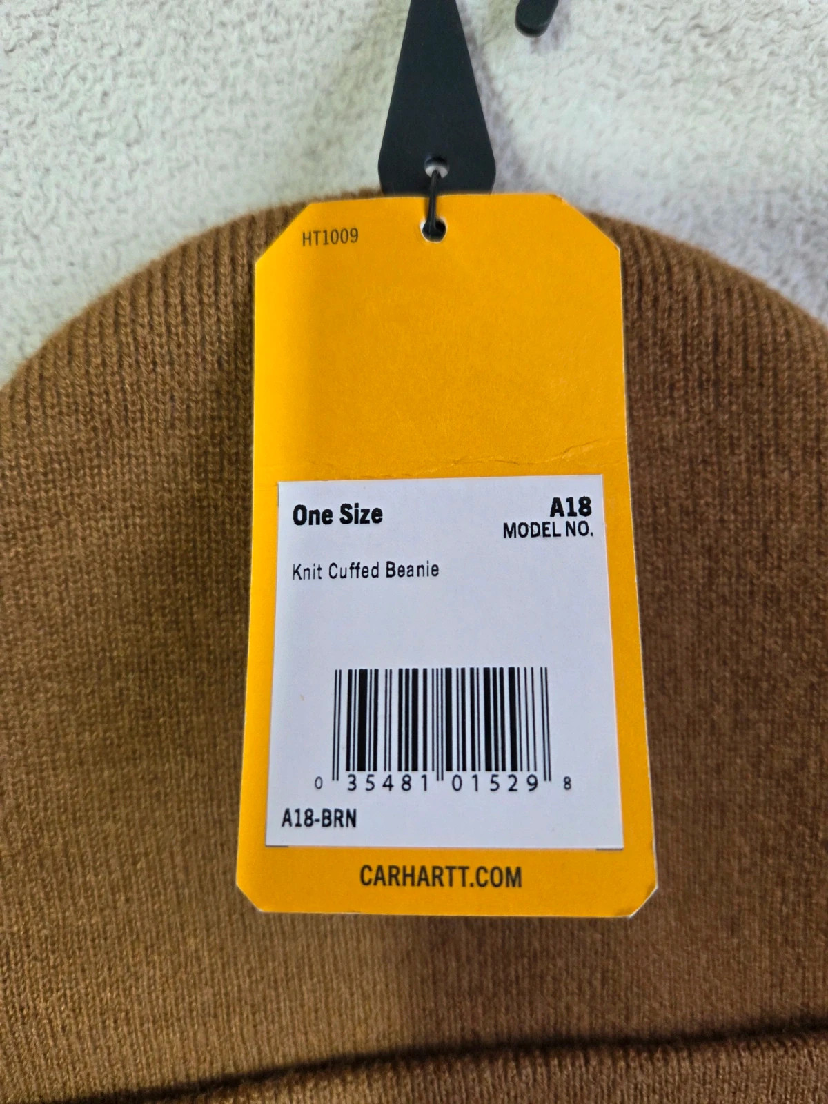 Bonnet neuf avec étiquette carhartt marron clair – Carhartt – taille Taille unique 4