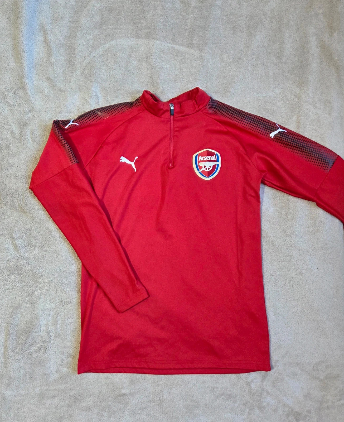 Pull sweat col zippé arsenal taille M
