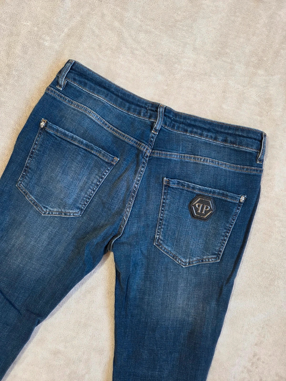 Jeans Philipp plein coupe droite taille L – Philipp Plein – taille L 2