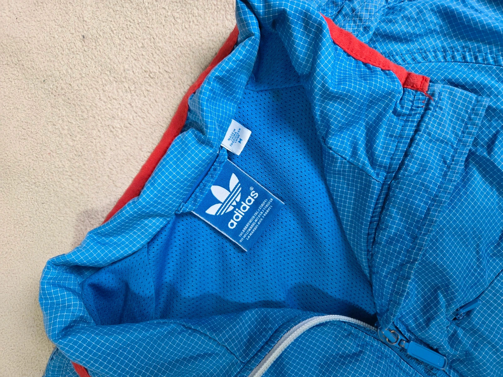 Veste zippé coupe vent homme vintage Adidas taille XL – adidas – taille XL 3