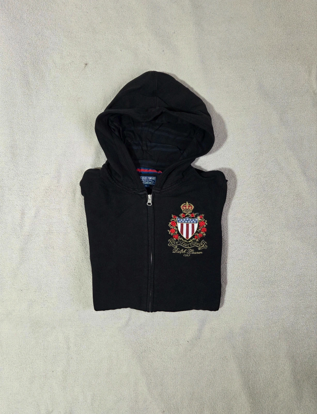 Veste zippé sweat pull vintage Ralph Lauren – Ralph Lauren – taille S / 36 / 8 2