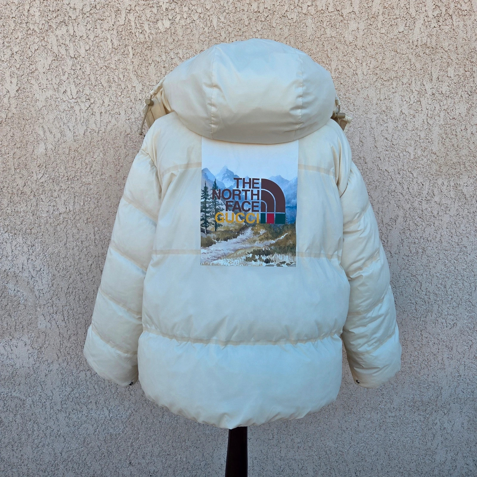 Blouson doudoune manteau the north face x gucci taille XL