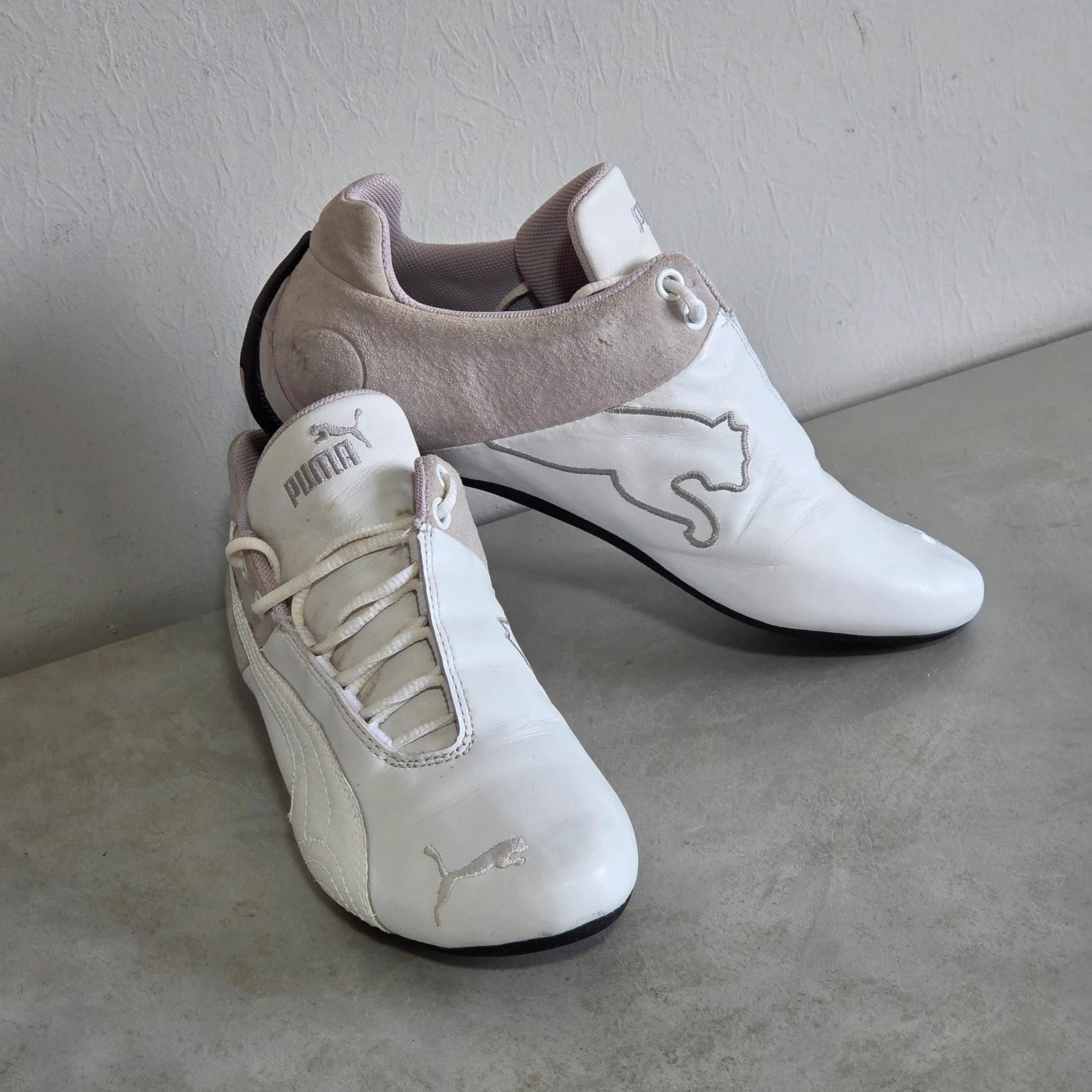 Sneakers basket Puma blanc gris y2k vintage taille 37 – Puma – taille 37 3