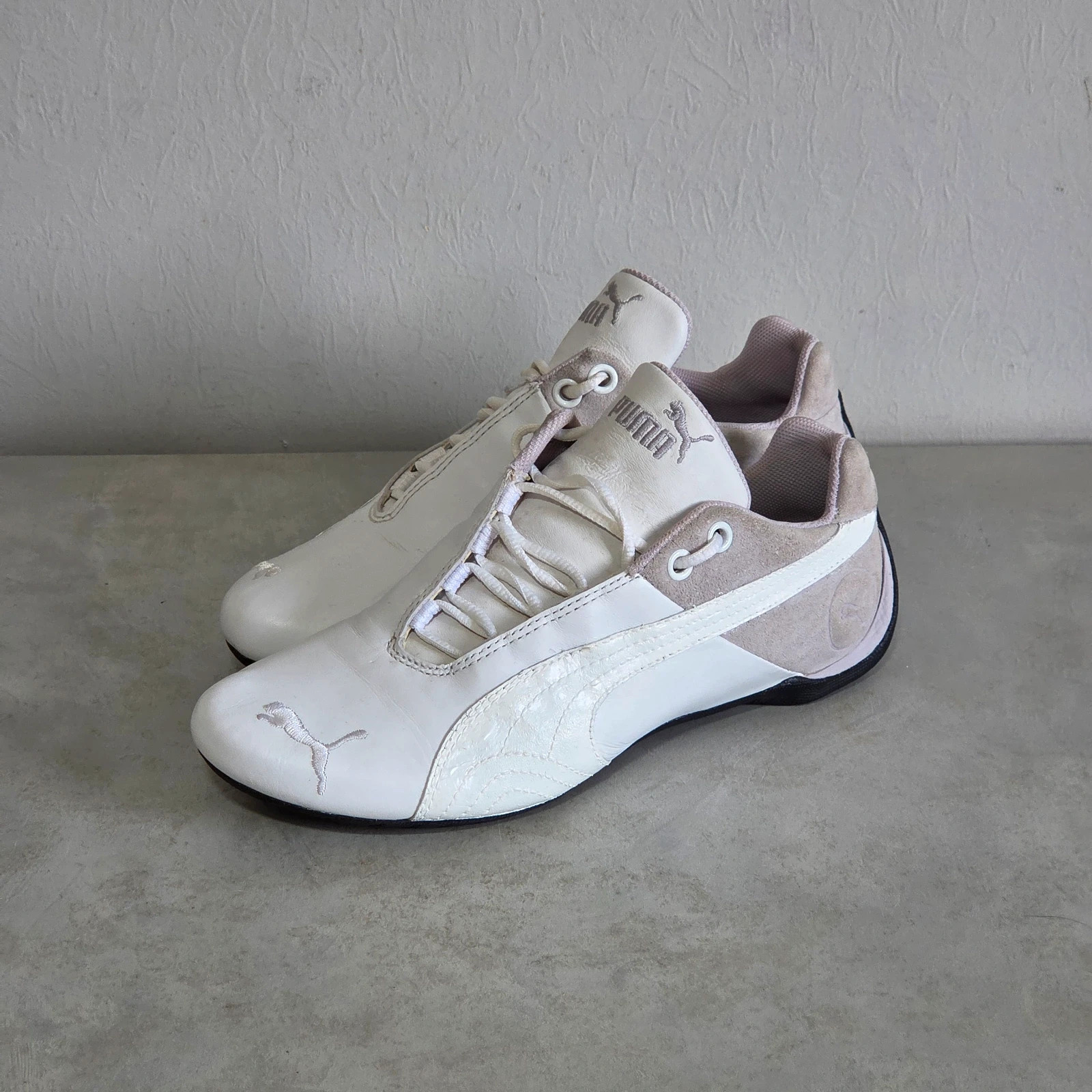 Sneakers basket Puma blanc gris y2k vintage taille 37