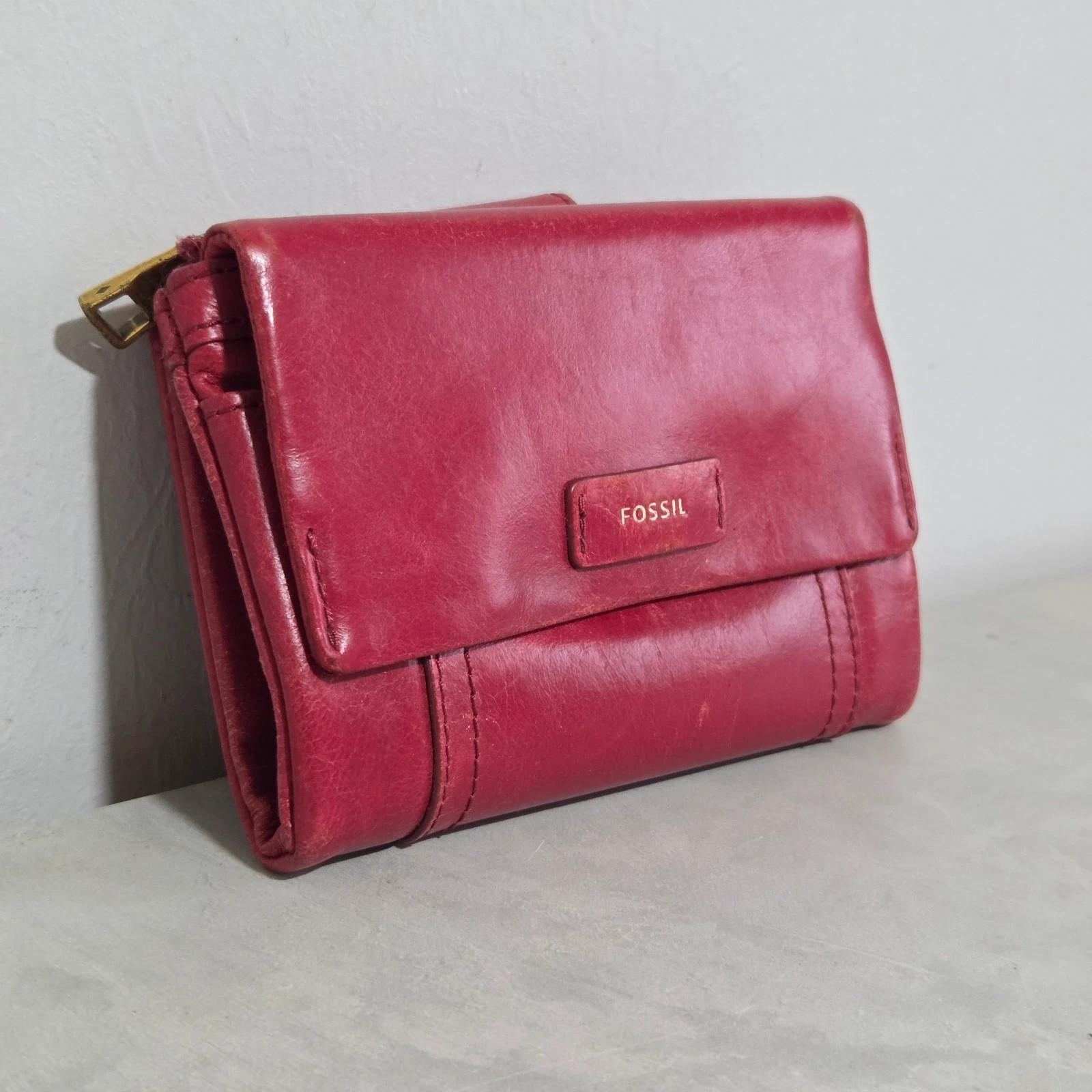 Porte monnaie cuir porte feuille wallet porte carte fossil – Fossil 2