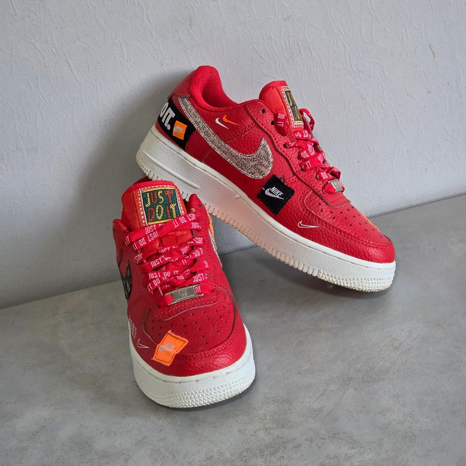 Sneakers basket trainers tennis nike air force 1 rouge taille 36 – Nike – taille 36 3