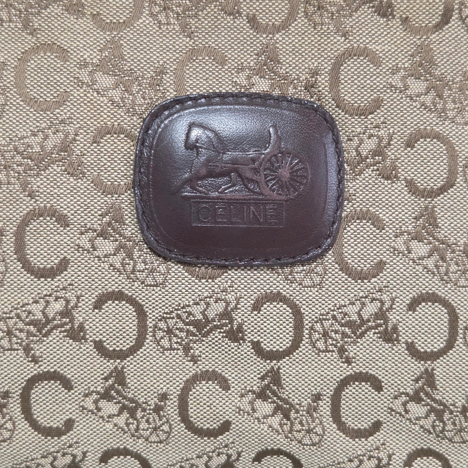 Pochette trousse CELINE vintage excellent état toile cuir – CELINE 5