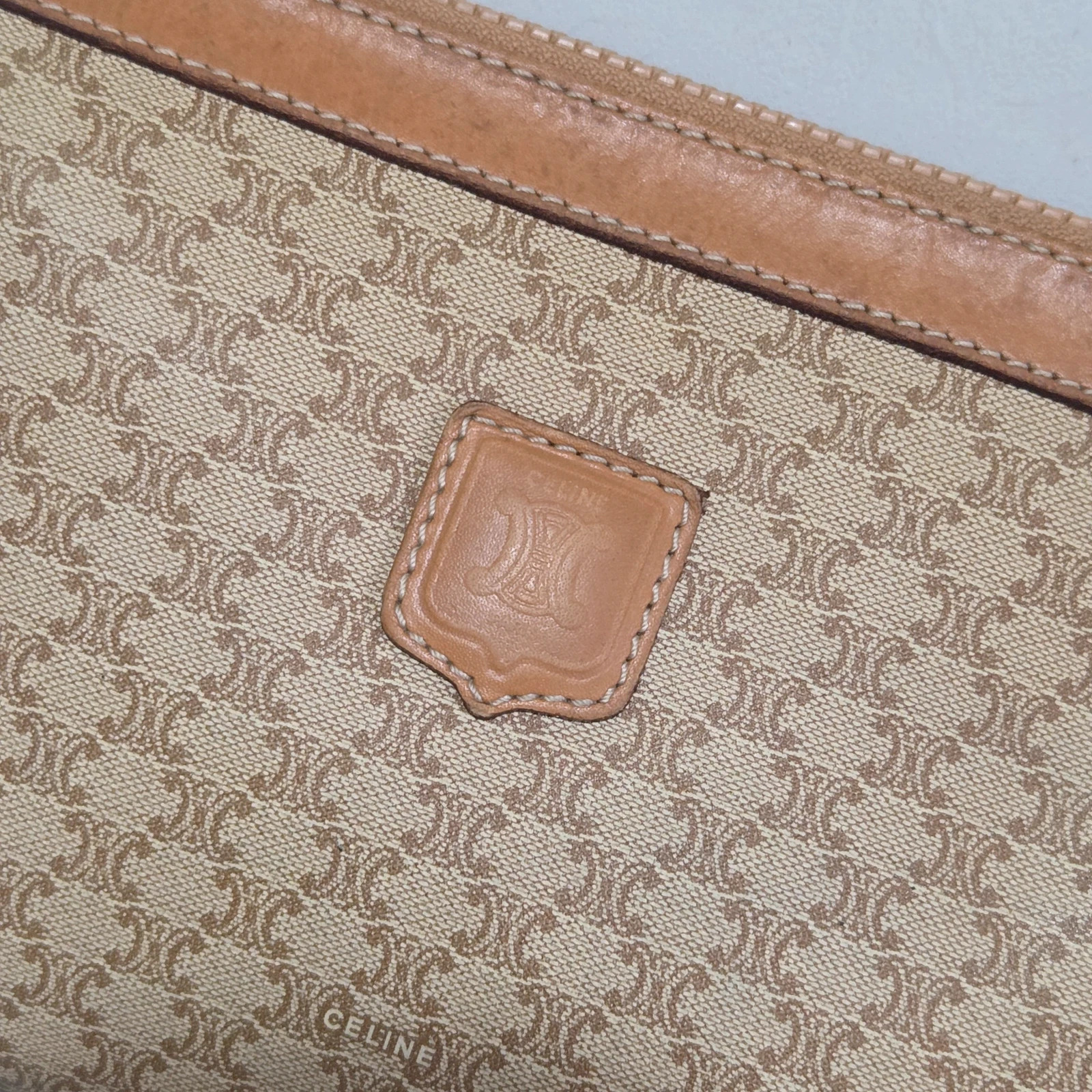 Pochette trousse maquillage toilette CELINE vintage – CELINE 3