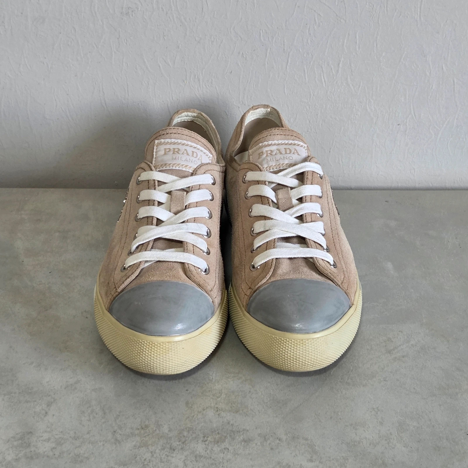 Sneakers basket prada tennis taille 36,5 daim – Prada – taille 36.5 3