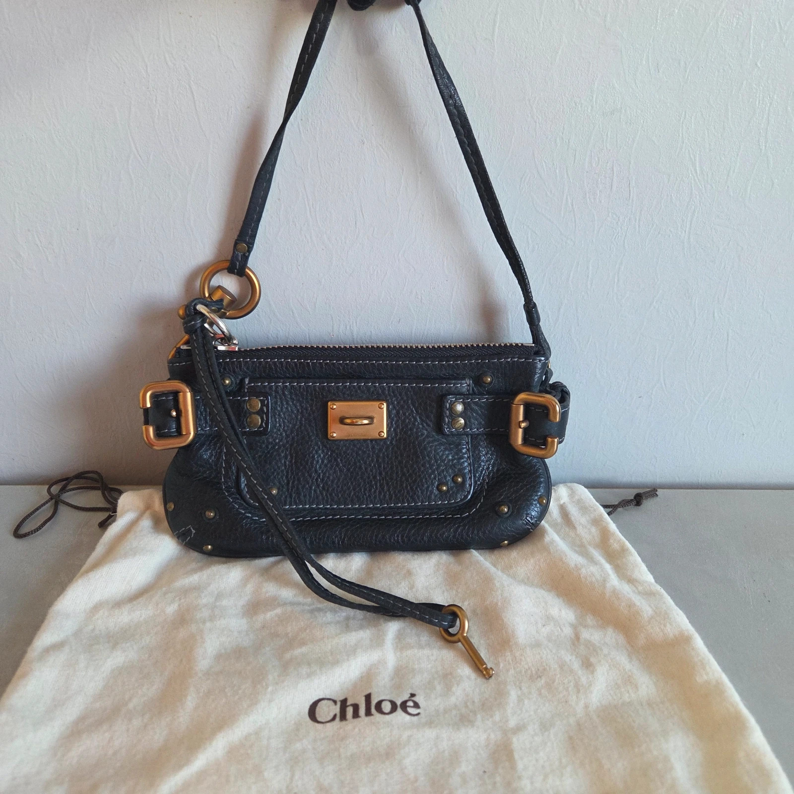 Sac a main chloé Paddington cuir noir sac baguette – Chloé 2