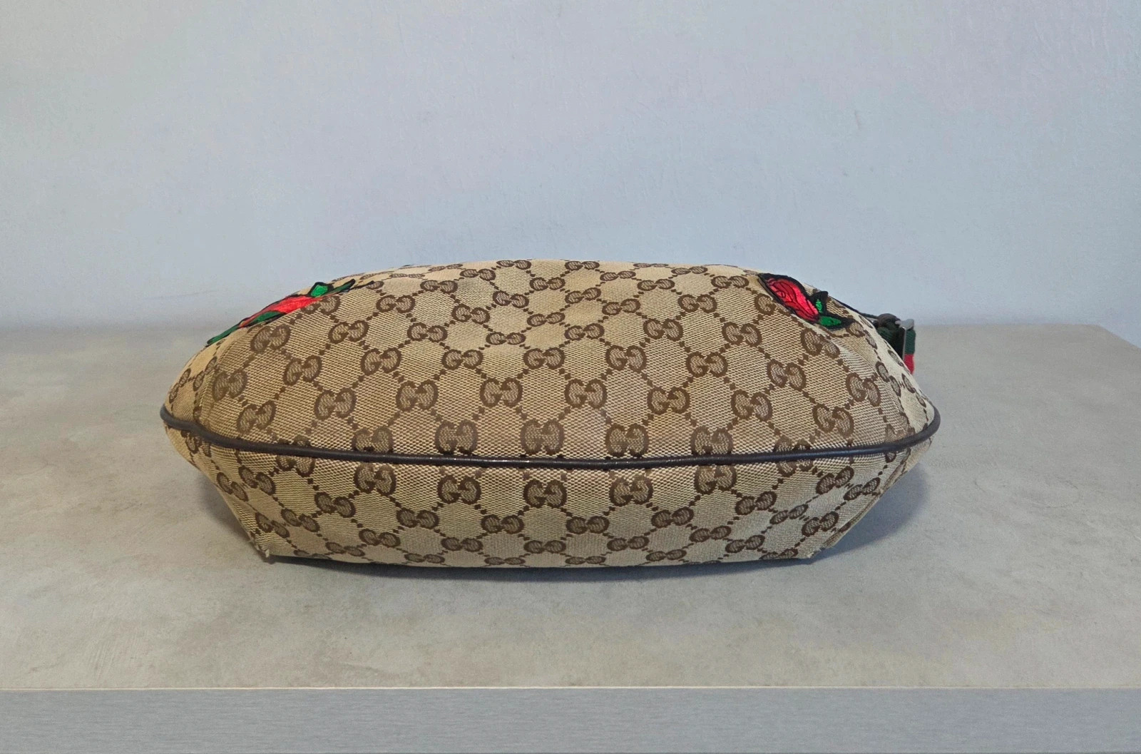 Sac a main bandoulière Gucci vintage motif rose – Gucci 5