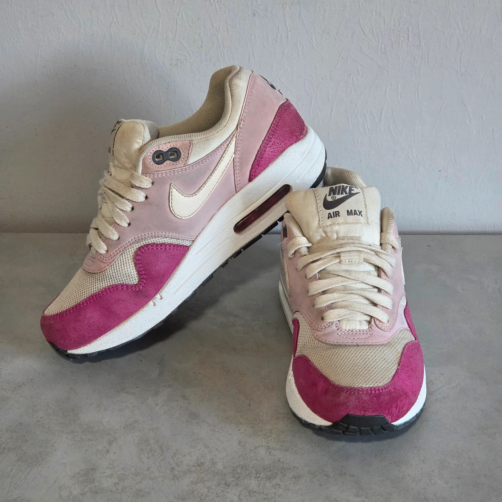 Sneakers basket trainers nike air max 1 rose taille 36 – Nike – taille 36 3