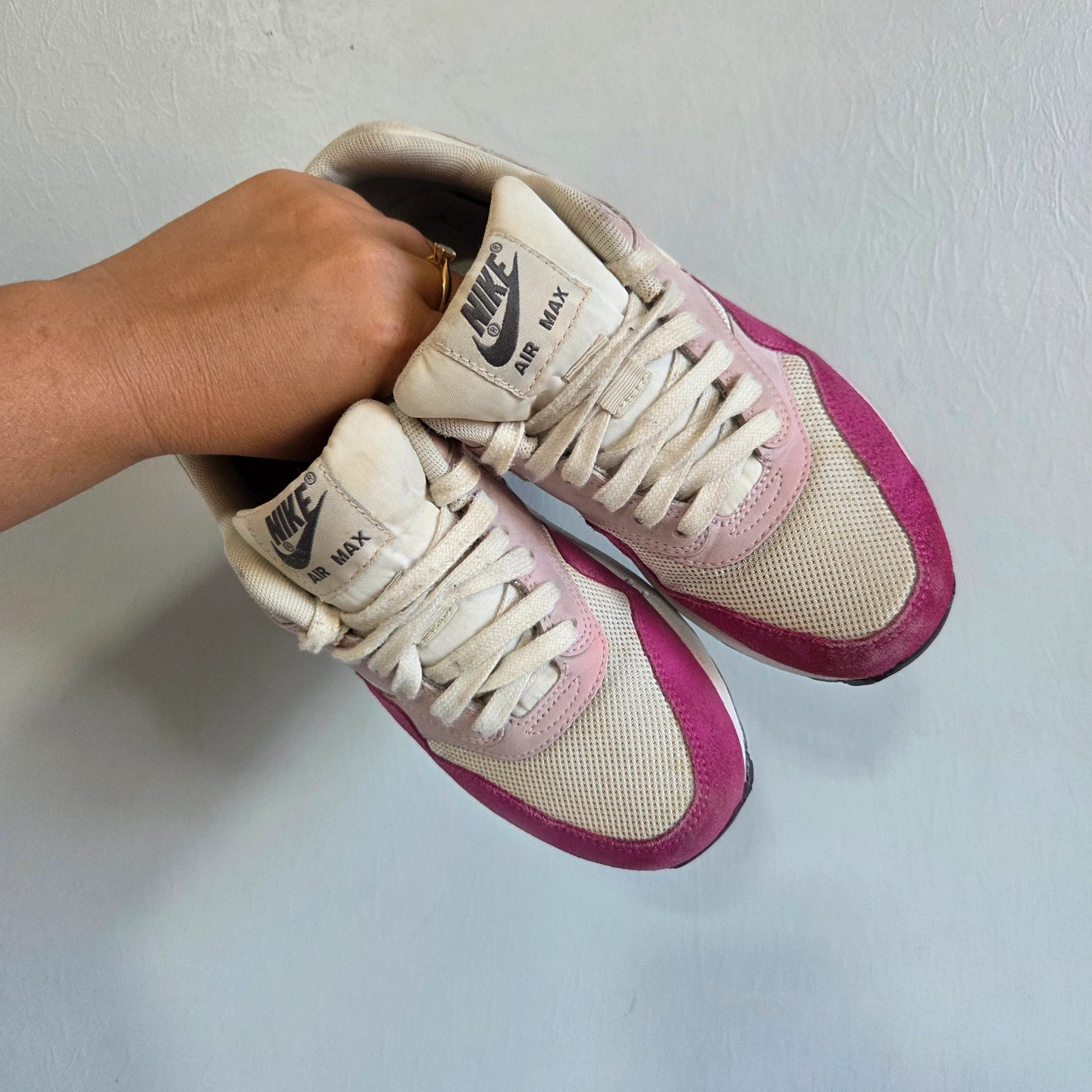 Sneakers basket trainers nike air max 1 rose taille 36 – Nike – taille 36 5