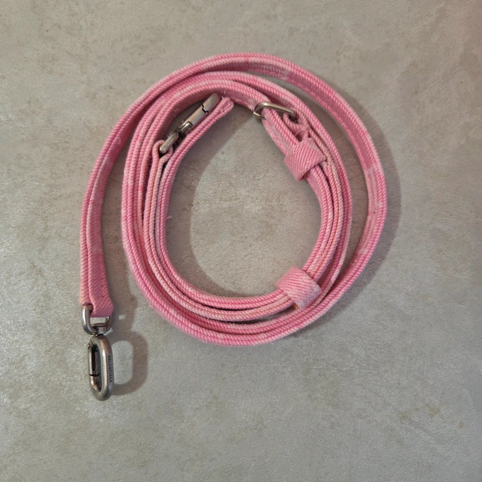 Sac a main bandoulière amovible balenciaga hourglass rose denim – Balenciaga 2