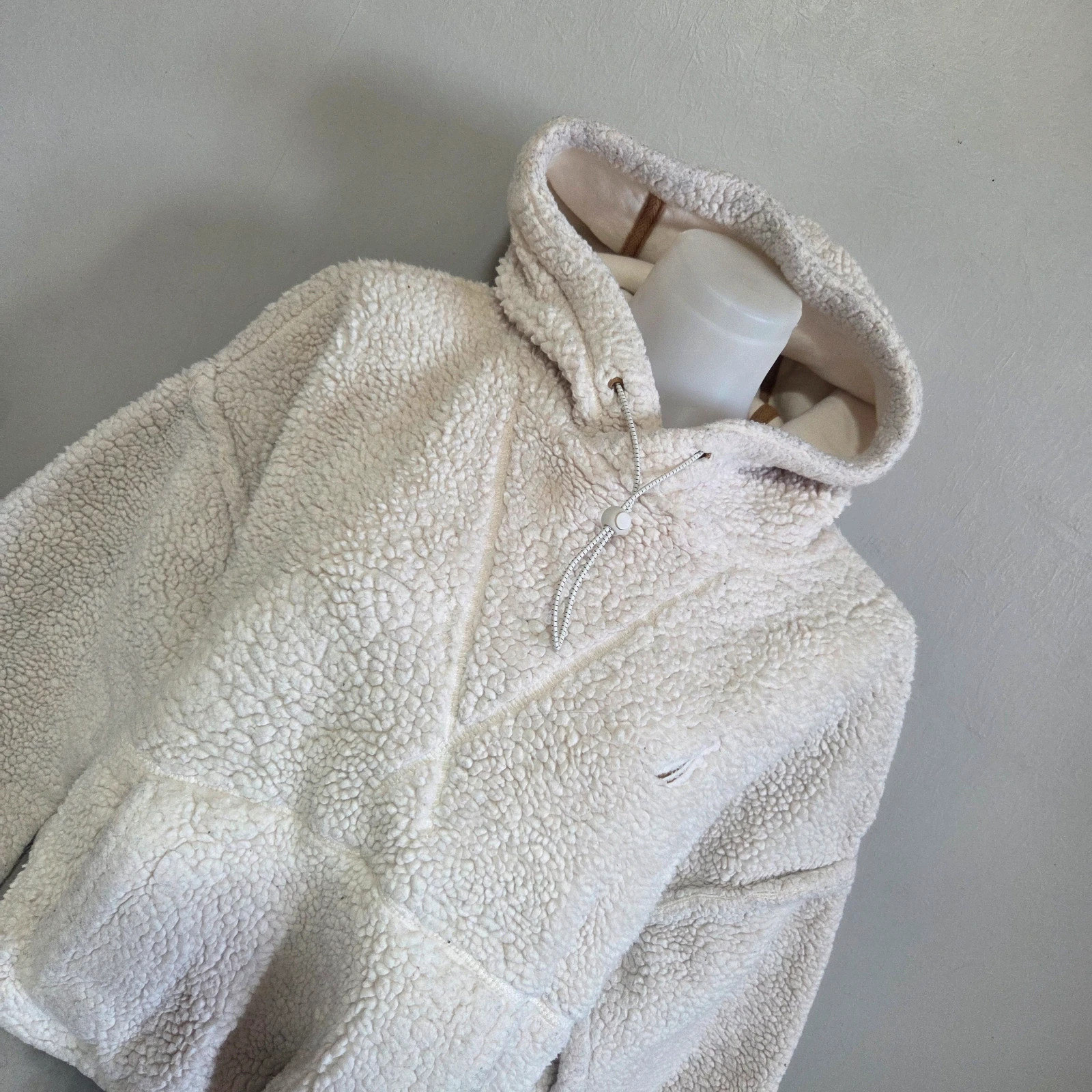 Pull sweat woody col zippé camionneur nautica taille L blanc crème – Nautica – taille L / 40 / 12 2